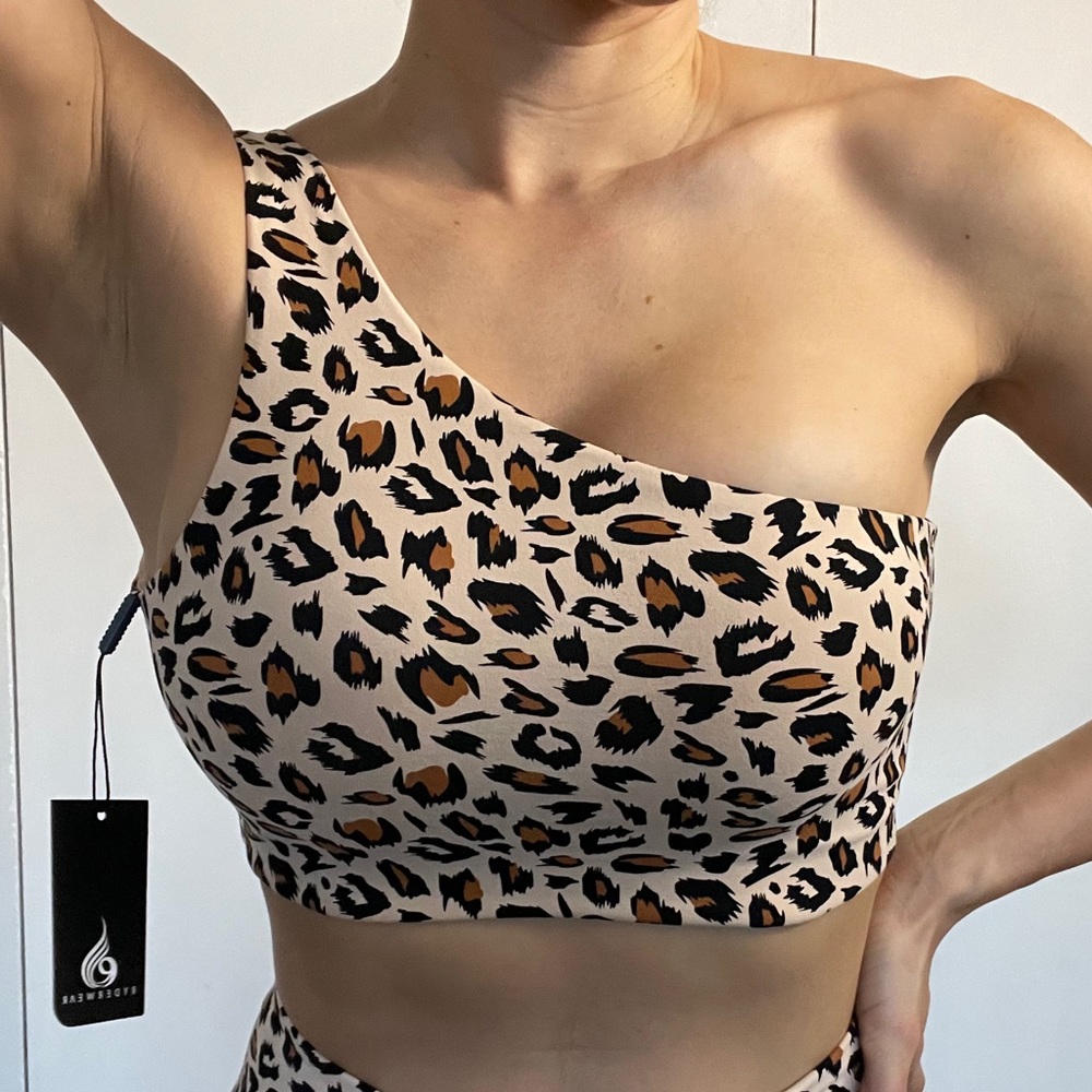 Ryderwear one shoulder sports bra
